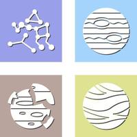 ursa major and neptune Icon vector