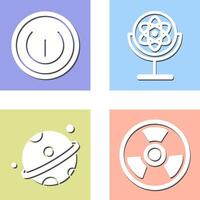 Gyroscope and Power Icon vector