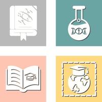 Science and Dna Icon vector