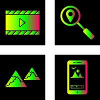 animation and tracking services Icon vector