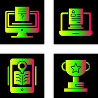 Quiz and Registration Icon vector