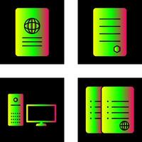 global report and reports Icon vector