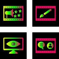 Website Promotion and Website Design Icon vector