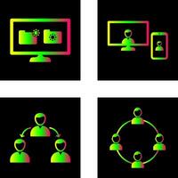 call and corrupted data Icon vector