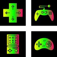 Direction Key and Gaming Control Icon vector