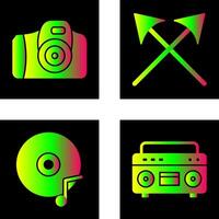 Camera and Arrows Icon vector