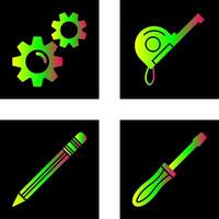 Gears and Roulette Icon vector