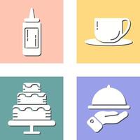 Sauce and Tea Icon vector