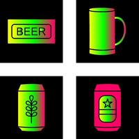 Beer Sign and Beer Mug Icon vector