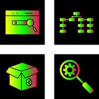 SEO And Seo structure Icon vector