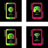 Block and Game Icon vector