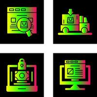 Search and Free delivery Icon vector