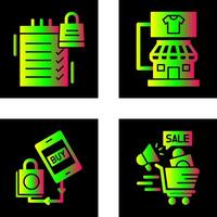 compras y Tienda icono vector