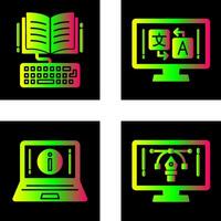 Study and Language Icon vector