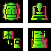 Cpu and Lamp Icon vector