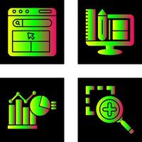 Website and Web Design Icon vector