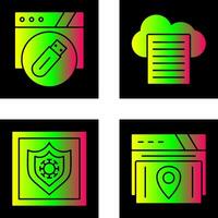 Sheet and Usb Flash Drive Icon vector