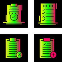 Today to Done Check List and Checkmark Icon vector
