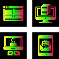 Web Design and Document Icon vector