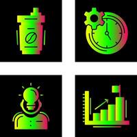 Coffee Cup and Productivity Icon vector