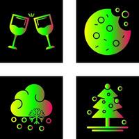 Wine and Cookie Icon vector