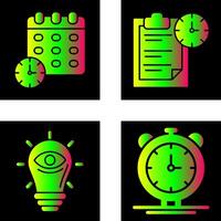 Deadline and Task Management Icon vector