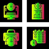 Productivity and Online Time Icon vector