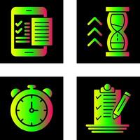 Check List and Quick Response Icon vector