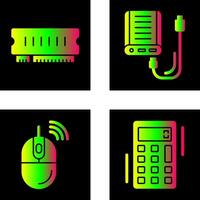 Ram and Power Bank Icon vector