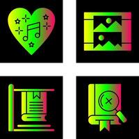 Music and Gallery Icon vector