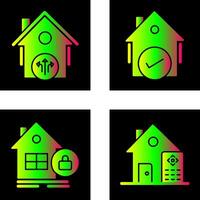 Vent and Houses Icon vector