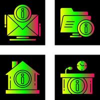 e mail and folder Icon vector