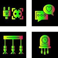 Socket and Chat Icon vector