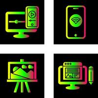 WIFI and Responsive Icon vector