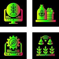 Plant and Harvest Icon vector