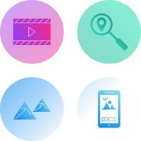 animation and tracking services Icon vector