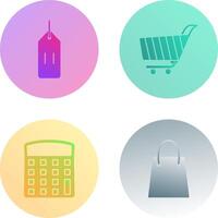 deals and shopping cart Icon vector