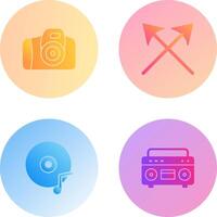 Camera and Arrows Icon vector