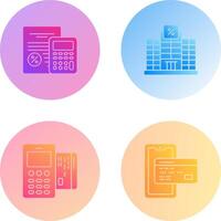 Tax and Building Icon vector