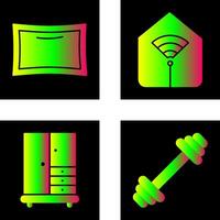 Pillow and Wifi Icon vector