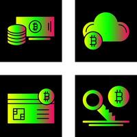 dinero y nube icono vector