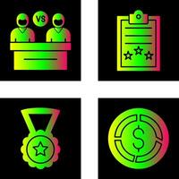 Meeting and Result Icon vector