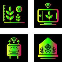 Growth and Device Icon vector