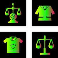 International Law and Suit Icon vector