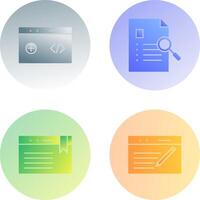 clean code and case study Icon vector