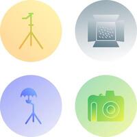 stand and light Icon vector