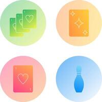 Deck of Card and Card Icon vector