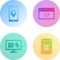 Gps Service and Event Management Icon vector