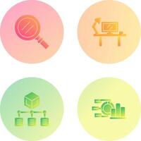 Search and Workspace Icon vector