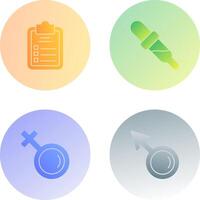 Diagnosis and Dropper Icon vector